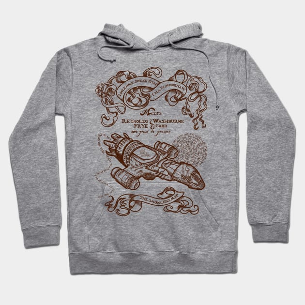 The Smuggler's Map Hoodie by MissyCorey
